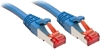 Picture of Lindy RJ-45 Cat.6 S/FTP 0.5m networking cable Blue Cat6 S/FTP (S-STP)
