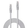 Picture of Lindy RJ-45/RJ-45 Cat6 5m networking cable Grey U/UTP (UTP)