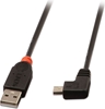 Picture of Lindy USB2.0 A/Mini-B 90 Degree 0.5m