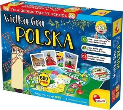 Изображение Lisciani Gra Im a Genius - Wielka Gra Polska