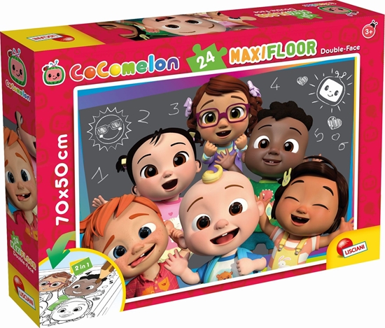 Picture of Lisciani LISCIANI COCOMELON DWUSTRONNE PUZZLE PODOGOWE 24 EL POUCZYMY SI RAZEM