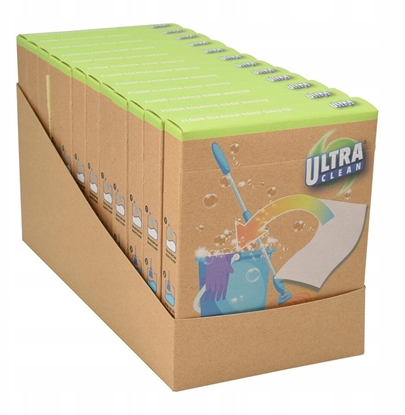 Picture of Listki do Mycia Podóg ULTRA CLEAN 12 szt. Rozpuszczalne Zapachowe
