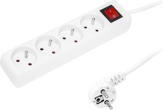 Picture of Listwa zasilajca Blow PR 4 gniazda 3 m biaa (98-035)