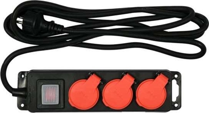 Изображение Listwa zasilajca Yato H07RN-F 3 gniazda 3 m czarna (YT-81240)