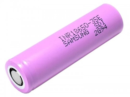 Attēls no litija akumulators INR18650-35E 3.6/3.7V Samsung 3500 mAh iepakojumā 1 gb.