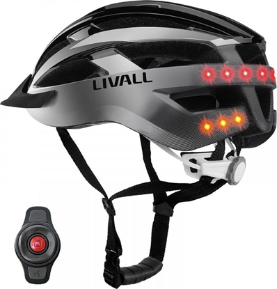 Изображение Livall Smart Kask MTB MT1 Neo Intercom/LED/SOS/BT r. 54-58cm szary