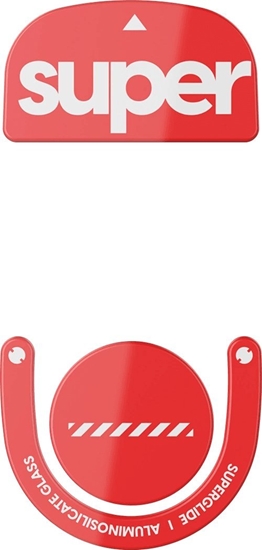 Picture of lizgacze Superglide lizgacze Superglide 2 do Logitech G Pro X Superlight 2 Szklane - Red