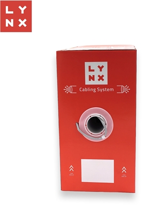 Picture of LYNX FTP kabel, Cat5e, LSZH, 0,5mm, celomdný, vnitní, edý, box 305m