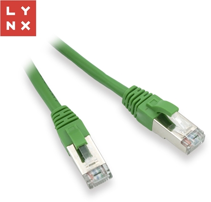 Изображение LYNX FTP patch kabel Cat5e PVC, CCA, 3m, zelený