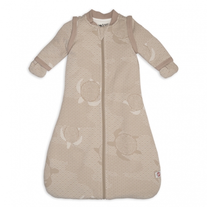 Attēls no Lodger Hopper Matcha Turtle guļammaiss ar noņemamām piedurknēm, Beige, 50/62