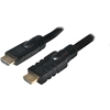 Изображение Logilink HDMI-Kabel A/M  4K/30 Hz, Verstärker, schwarz 20 m