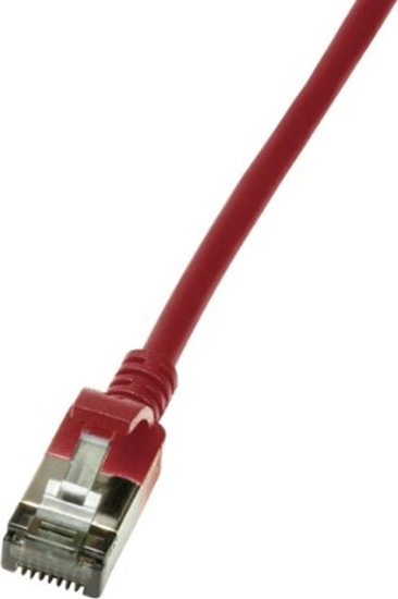 Picture of LogiLink LogiLink Patchkabel CAT6A STP TPE SlimLine rot 1,0m