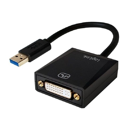 Picture of Adapter USB LogiLink USB - DVI Czarny  (UA0232)