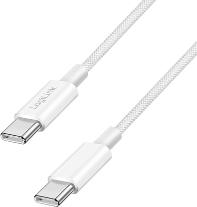 Picture of LogiLink USB-C 1.0m w nylonowym oplocie biay