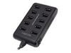 Изображение Logilink USB-HUB 10-Port m. Netzteil    schwarz