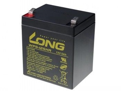 Attēls no LONG 12V 5AH LEAD-ACID BATTERY HIGHRATE F2 (WP5-12SHR F2)
