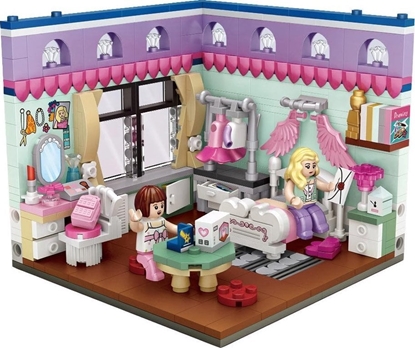 Picture of Loz LOZ Klocki Konstrukcyjne Mini Domek Sypialnia