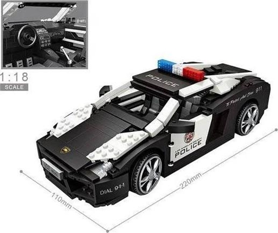 Picture of Loz LOZ Konstruktywne Dla Dzieci Samochód Policyjny