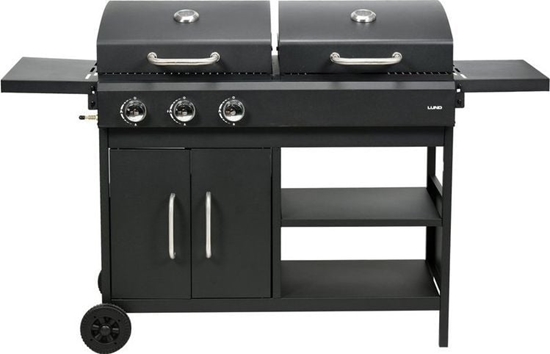 Picture of Lund 99649 Grill ogrodowy gazowo-wglowy 8.4 kW 38 cm x 47.5 cm