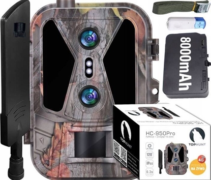 Attēls no Luxury-Goods Kamera Lena Fotopuapka 4K 4G LTE PODGLD na YWO Aplikacja HC-950Pro AKU