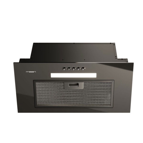 Picture of MAAN Tytan 3 60 black built-in under-cabinet hood
