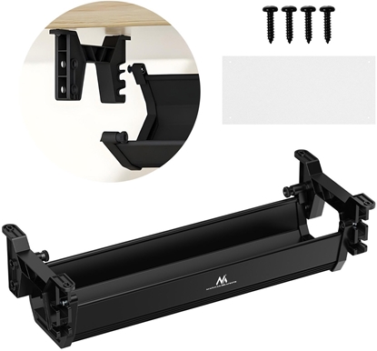 Изображение MACLEAN ORGANIZER PODBIURKOWY NA KABLE/ PRZEDUACZ MACLEAN, MAX. OBCIENIE 5KG, CARNY MC-106 B