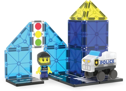 Attēls no MAGNA-TILES magnet constructor set Police Patrol, 20 pcs