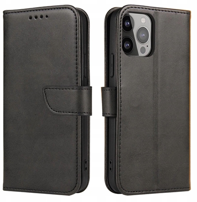 Attēls no Magnet Case etui TCL 20 5G pokrowiec z klapk portfel podstawka czarne