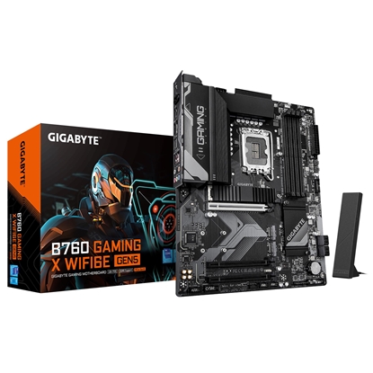 Attēls no Mainboard|GIGABYTE|Intel B760 Express|LGA1700|ATX|Memory DDR5|B760GXWF6EGEN5