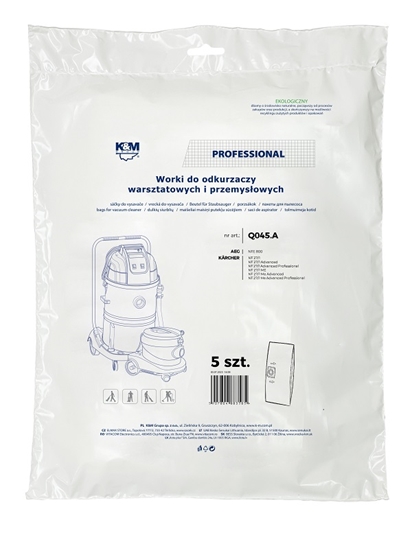 Picture of Maisi putekļu sūcējam KARCHER 6.904-290 / NT27 KM-Q045.A ( 5 gab.)