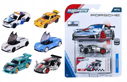 Attēls no MAJORETTE AUTO MET PORSCHE DELUXE 8CM MIX6 B/C24