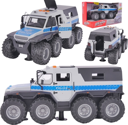 Picture of Maksik Pojazd 8-koowy policja 27cm w/dw RJ5529B 07114