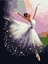 Изображение Malowanie po numerach - Balerina w biaym 40x50 cm