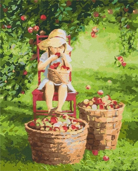 Picture of Malowanie po numerach - Jabuszko 40x50cm
