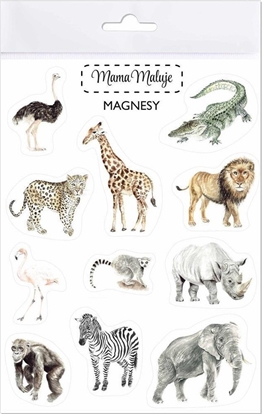 Picture of Mama Maluje Magnesy Zwierzta Afryki