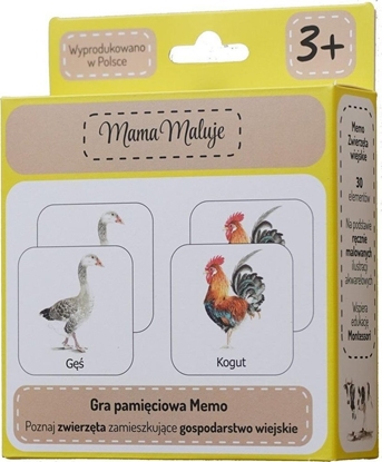 Picture of Mama Maluje Memo Zwierzta Wiejskie