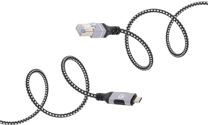 Picture of MANHATTAN USB-C auf Gigabit Ethernet-Netzwerkkabel 2m