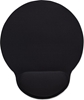 Picture of Manhattan Wrist Gel Support Pad and Mouse Mat, Black, 241 × 203 × 40 mm, non slip base, Lifetime Warranty, Card Retail Packaging