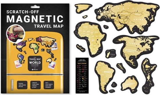 Picture of MAPA ZDRAPKA WIAT TRAVEL MAGNETIC WORLD