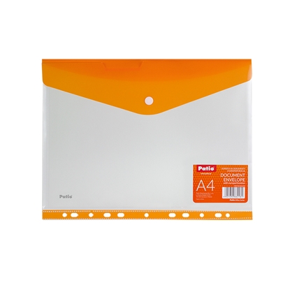 Picture of Mape dokumentie - aploksne PATIO A4, matēta, oranžā krāsā