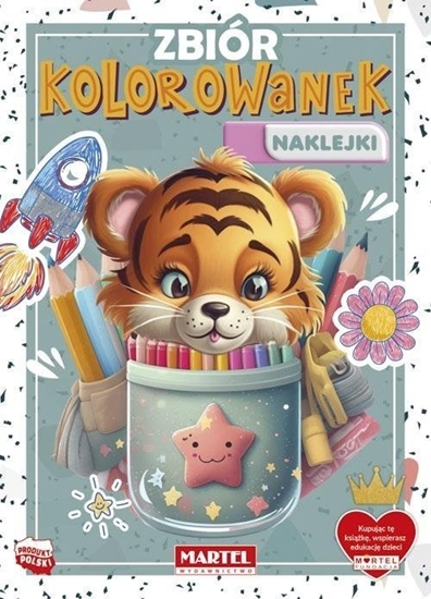 Изображение Martel Zbiór kolorowanek z naklejkami