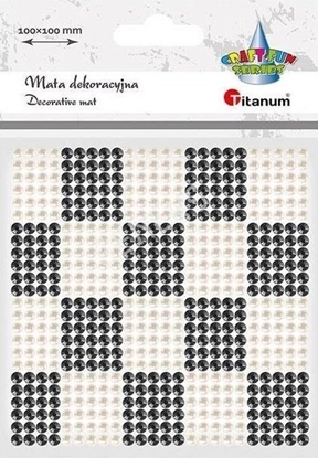 Picture of Mata dekoracyjna 10x10cm pereki, krysztaki
