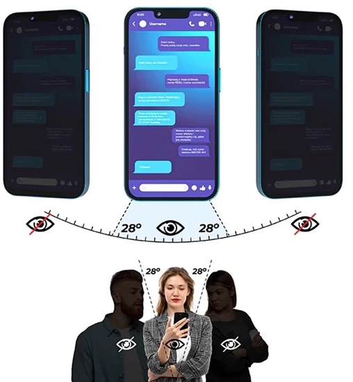Изображение Matowe szko prywatyzujce GrizzGlass SecretGlass do Nothing CMF Phone 2 Pro