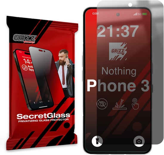 Изображение Matowe szko prywatyzujce GrizzGlass SecretGlass do Nothing Phone (3)