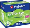 Picture of Matricas CD-RW SERL Verbatim 700MB 10x-12x 10 Pack Jewel