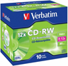 Picture of Matricas CD-RW SERL Verbatim 700MB 10x-12x 10 Pack Jewel