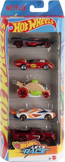 Picture of Mattel Hot Wheels Let's Race Na start! Samochodziki 5-pak JDR20