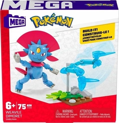 Attēls no Mattel Mega Construx Weavile Dimoret 75el. GDW29 HTJ02 - zestaw Pokemon