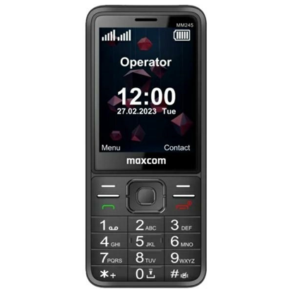 Picture of Telefon komórkowy Maxcom MM245 4G czarny/black