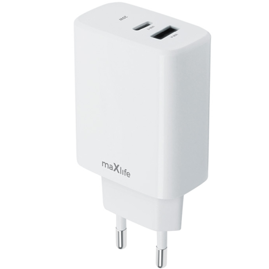 Picture of Maxlife MXTC-10-20AC Charger Type C + USB 20W